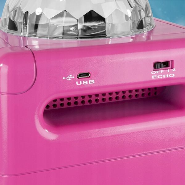 GŁOŚNIK BLUETOOTH LED RGB 50W+ MIKROFON KARAOKE zdjęcie 12