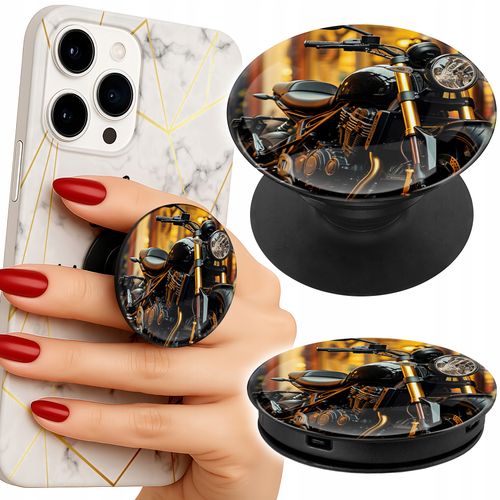 Uchwyt do telefonu Popsocket na palce/stojak FAN MOTOCYKL KASK MOTOCYKLISTA na Arena.pl