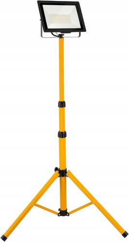 Naświetlacz halogen LED 100W + statyw budowlany na Arena.pl