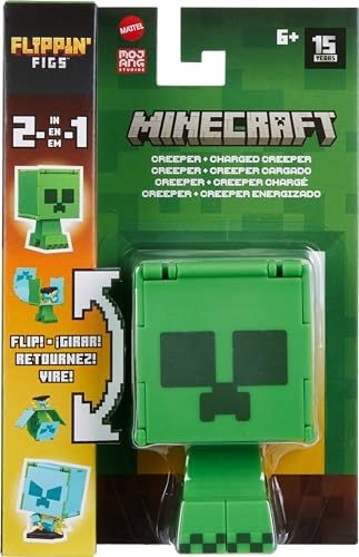 Figurka MATTEL Minecraft Creeper z transformacją 2w1 HTL46 zdjęcie 2