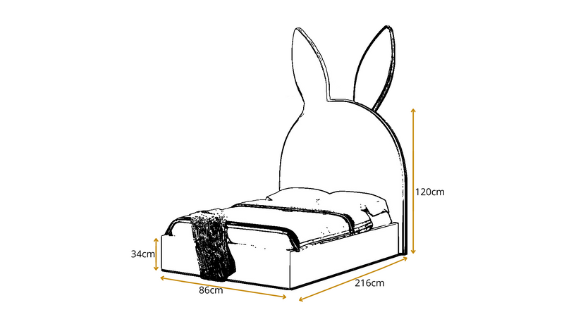 Łóżko młodzieżowe BAX zdjęcie 6