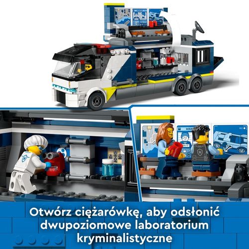 LEGO City Policyjna ciężarówka z laboratorium kryminalnym 60418 na Arena.pl