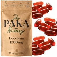 Lecytyna 1200mg kapsułki miękkie 60szt. PAMIĘĆ I KONCENTRACJA paka natury