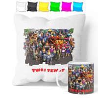 ZESTAW: KUBEK + POSZEWKA - ROBLOX GRA - PREZENT WIELE WZORÓW + IMIĘ