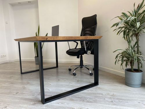 Woodsigner Biurko Dębowe U Type 150x80 na Arena.pl