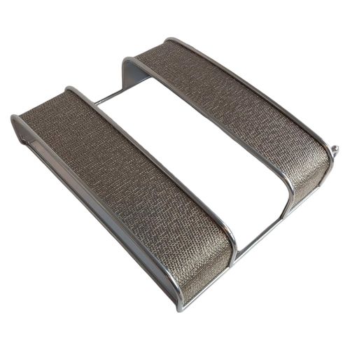 półka wisząca ścienna z haczykami srebrna na Arena.pl