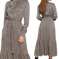 Stylove sukienka koktajlowa klasyczna maxi rozmiar XXL