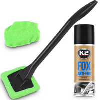 Myjka Do Szyb Okien Mikrofibra Do Usuwania Pary K2 Fox Antypara Anti-Fog