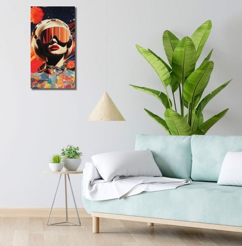 Obraz 30x60cm Retrofuturystyczna Muza na Arena.pl