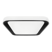 Natynkowa lampa salonowa Quadro LED 38W 3000-6000K biała czarna