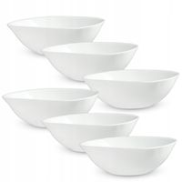 KADAX Salaterka Miska 19cm Do Zupy Biała 6szt