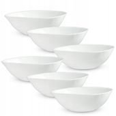KADAX Salaterka Miska 19cm Do Zupy Biała 6szt