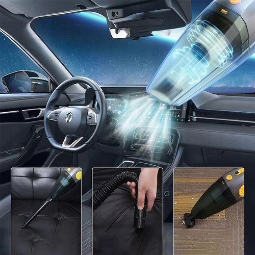 MOCNY ODKURZACZ SAMOCHODOWY RĘCZNY Z FUNKCJĄ PRANIA ZASYSA WODĘ 9.5KPA 120W na Arena.pl