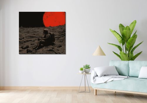 Obraz 100x90cm Samotność w Kosmosie na Arena.pl
