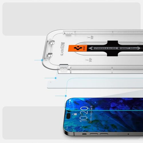 2x Szkło Hartowane SPIGEN EZ FIT do Apple iPhone 14 Pro Max Ramka Aplikator na Arena.pl