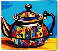 Obraz 100x90cm Może Herbatki?