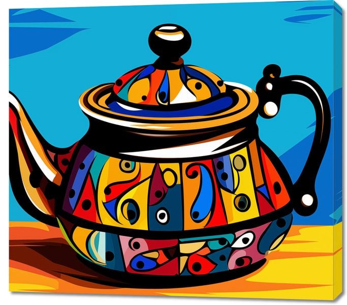 Obraz 100x90cm Może Herbatki? zdjęcie 1