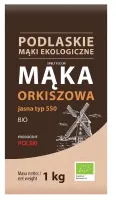 MĄka Orkiszowa Jasna TYP 550 BIO 1 kg - BIO Life (mĄki Podlaskie)