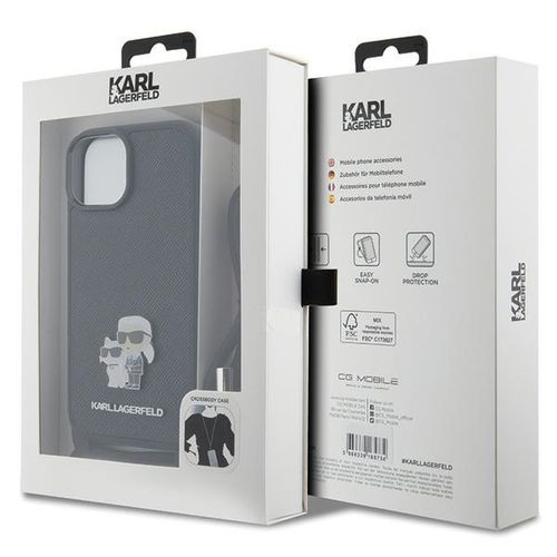 Etui Karl Lagerfeld do iPhone 15, iPhone 14, iPhone 13, Czarny na Arena.pl