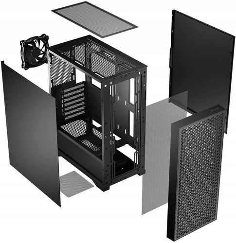Gamingowa obudowa komputerowa Logic Dart Pro Solid MIDI czarna, bez went. na Arena.pl