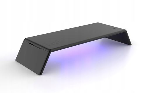 Podstawka pod monitor ekran nadstawka z indukcją UV SPP-104B czarna na Arena.pl