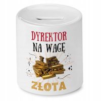 Dla Dyrektora Skarbonka Na Urodziny Na Prezent Z Nadrukiem Ze Zdjęciem