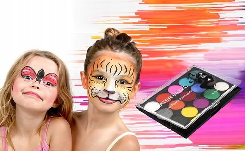 ZESTAW FARB DO MALOWANIA TWARZY CIALA DLA DZIECI na Arena.pl