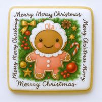 CIASTKO LUKROWANE MAMIK FAMILY OLA ROZ.L KWADR RĘCZNIE ROBIONE