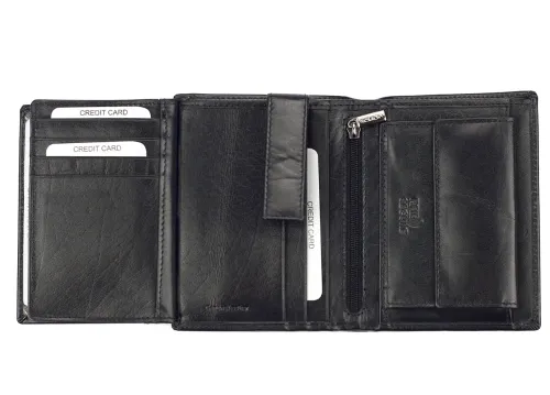 męski portfel skórzany rovicky czarny na Arena.pl
