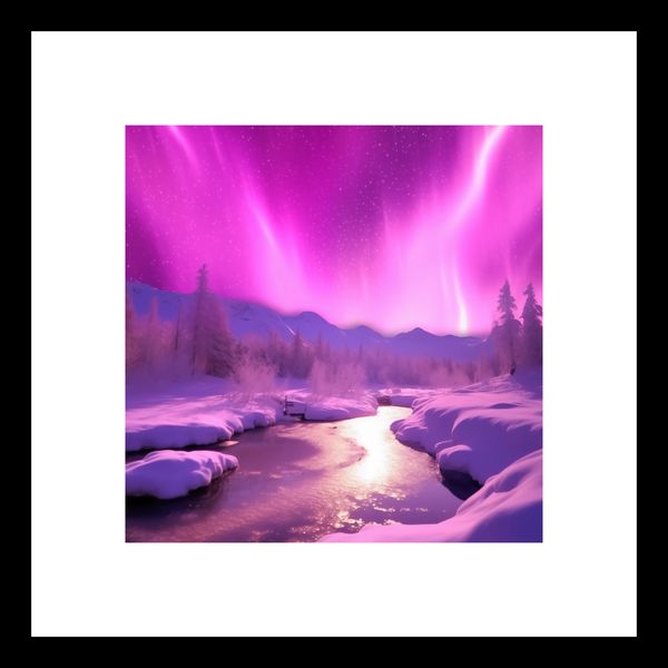 Plakat 20x20cm Aurora Nad Niebiem zdjęcie 3