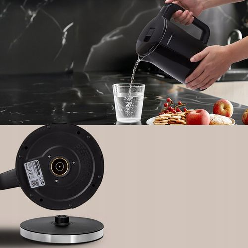 Czajnik Elektryczny Aigostar 1.7L 2200W Podwójne ścianki Czarny na Arena.pl