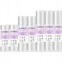 Zestaw FOLIA do ZGRZEWARKI Pakowarki Próżniowej moletowana RĘKAW 7 rolek