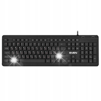 SVEN KB-E5700H Klawiatura CYRYLICA ukraińska rosyjska UA RU 2xUSB 643S9150
