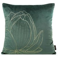 POSZEWKA WELUR VELVET WZÓR 45X45 CM MIĘTOWA