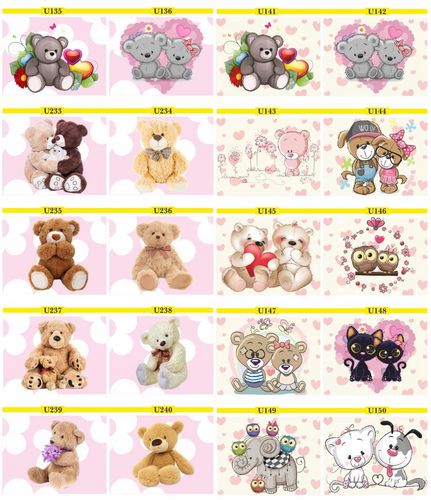 FOTOTAPETA 3d dla dzieci miś misie pluszaki sówki na Arena.pl