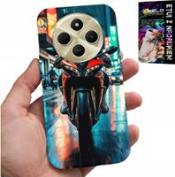 ETUI DO XIAOMI REDMI 14C 4G - MOTOR, MOTOCYKLE JEDNOŚLAD WZORY + SZKŁO
