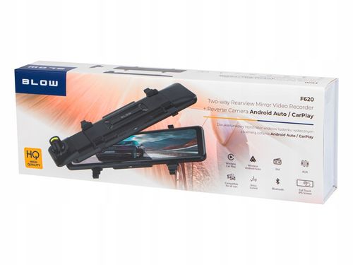 REJESTRATOR LUSTERKO CARPLAY ANDROID AUTO KAMERA COFANIA 2K QHD DVR 10,88" na Arena.pl