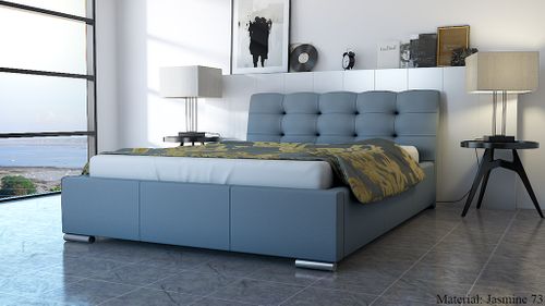 ŁÓŻKO DO SYPIALNI Z STELAŻEM I POJEMNIKIEM 120x200 FINO na Arena.pl