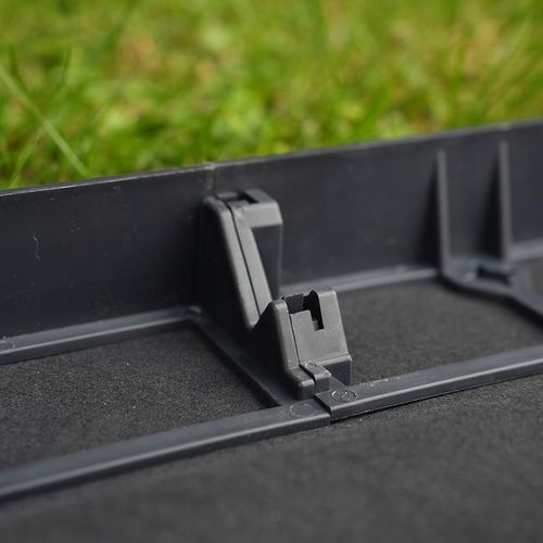 OBRZEŻE OGRODOWE 10m czarny 4,5cm trawnikowe border tworzywo + kotwy na Arena.pl