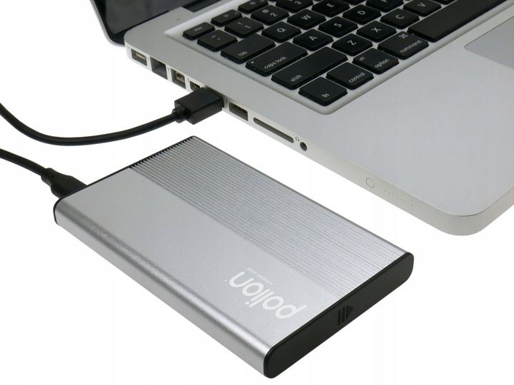 Kieszeń obudowa dysku HDD/SSD 2,5" SATA USB 3.2 USB-C -> USB-A | aluminium zdjęcie 4