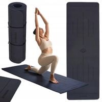 MIĘKKA ANTYPOŚLIZGOWA mata fitness do ćwiczeń jogi XTREXO treningowa