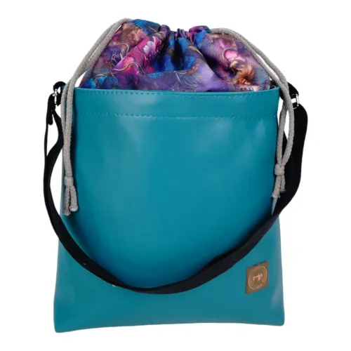 Torebka z Kominem ze wzorem Chabrowych Kwiatów na Arena.pl