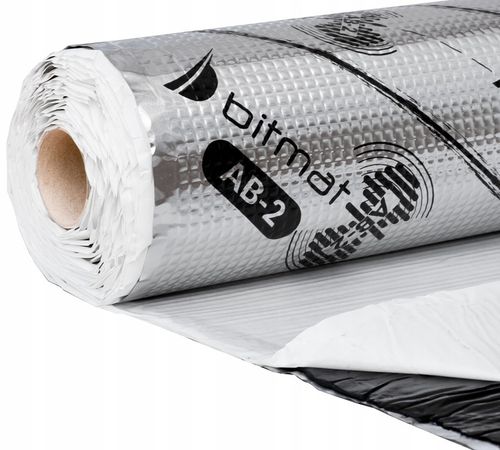 AB-2 MATA WYGŁUSZAJĄCA BUTYLOWA BITUMICZNA 400x50 wygłuszenie para na Arena.pl