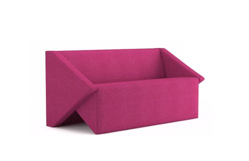 Sofa Linara 128cm różowa  D2 na Arena.pl