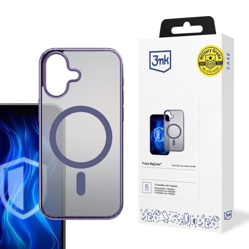 apple iphone 16 - 3mk frosty magcase purple na Arena.pl