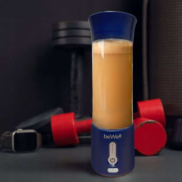 BLENDER KIELICHOWY DO SMOOTHIE I KOKTAJLI RECZNY beWell 500ml BEZPRZEWODOWY zdjęcie 4