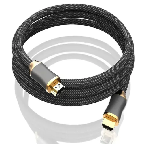 Kabel przewód 2m hdmi 2.1 ultra high speed 8k 60hz 4k 120hz hq gold na Arena.pl