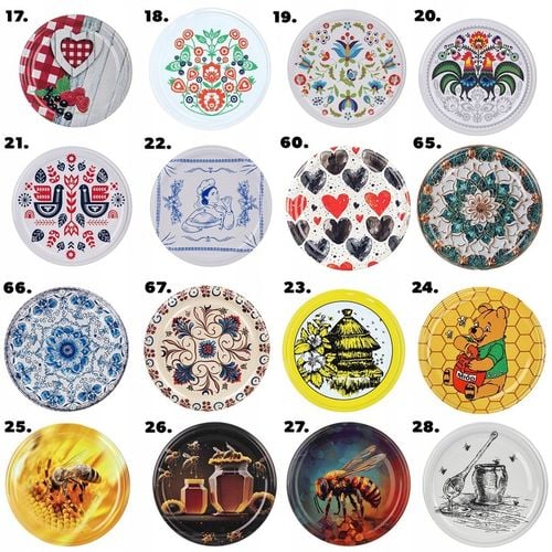 SŁOIK 235 ml SŁOIKI NA MIÓD PRZETWORY SZKLANY DO ŚWIEC ZAKRĘTKI 10 SZT na Arena.pl