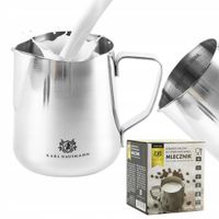 MLECZNIK DZBANUSZEK NA MLEKO ŚMIETANKĘ DZBANEK DO SPIENIANIA MLEKA STALOWY