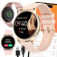 SMARTWATCH ZEGAREK SPORTOWY SMARTBAND AMOLED PULS OPASKA SPORTOWA DAMSKI PL P2